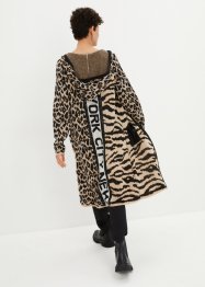 Maxi cardigan con paillettes e cappuccio, bpc selection