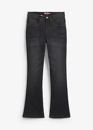 Jeans termici elasticizzati, bootcut, bonprix