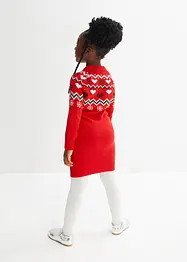 Abito in maglia con motivo norvegese, bonprix