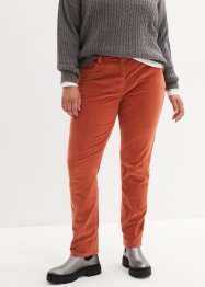 Pantaloni di velluto elasticizzati, slim fit, bpc bonprix collection