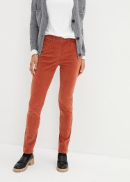 Pantaloni di velluto elasticizzati, slim fit, bpc bonprix collection