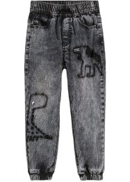 Jeans termici con dinosauro regular fit, John Baner JEANSWEAR
