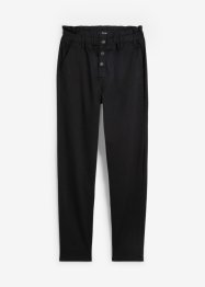 Pantaloni straight a vita alta con cinta comoda, bpc bonprix collection