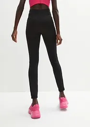 Leggings sportivi con inserti in mesh, ad asciugatura rapida, bonprix