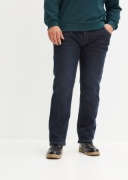 Jeans termici elasticizzati con taglio comfort loose fit, straight, John Baner JEANSWEAR
