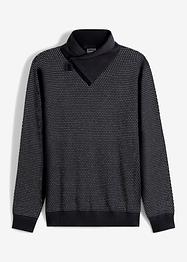 Maglione con collo a scialle, RAINBOW