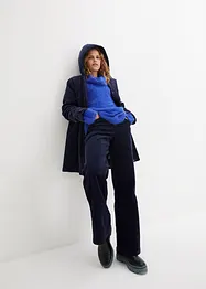 Maglione a collo alto in morbido filato effetto piume, bonprix