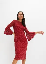 Abito midi in pizzo, bonprix