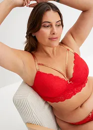 Reggiseno con coppe preformate, ferretto e poliammide riciclata, bonprix