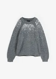 Maglione con paillettes, bonprix