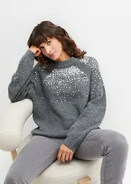 Maglione con paillettes, bonprix