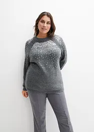 Maglione con paillettes, bonprix