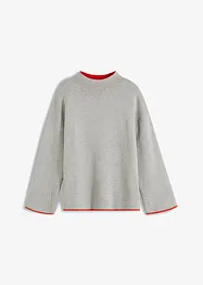 Maglione double-face in maglia fine, bonprix