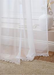 Tenda trasparente con bordo in pizzo, bpc living bonprix collection