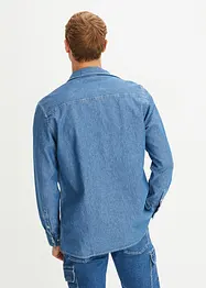 Camicia in jeans a maniche lunghe, bonprix