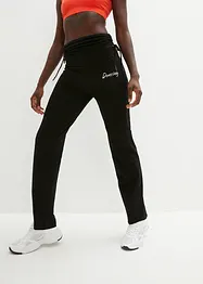 Pantaloni sportivi con arricciatura, gambe larghe, bonprix