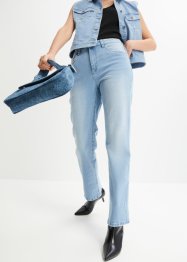 Jeans elasticizzati loose fit a vita alta, wide leg, John Baner JEANSWEAR