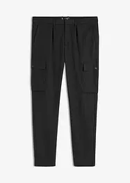 Pantaloni cargo con pinces regular fit, tapered, bpc selection