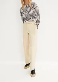 Pantaloni in twill con dettagli, RAINBOW