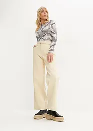 Pantaloni in twill con dettagli, RAINBOW