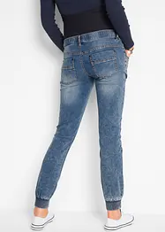 Joggers di jeans prémaman in cotone biologico, bonprix