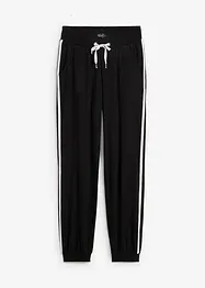 Pantaloni da jogging in cotone alla caviglia, bonprix