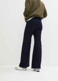 Jeans wide leg a vita alta con cinta comoda, bonprix