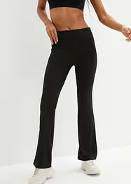 Pantaloni sportivi modellanti svasati, bonprix