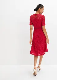 Abito in pizzo con inserto a uncinetto, bonprix