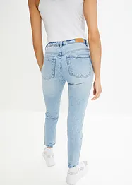 Jeans cropped slim fit, a vita media, bonprix