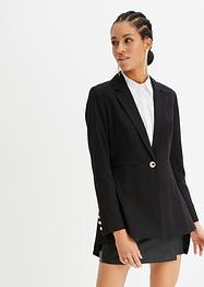 Blazer lungo con bottone gioiello, BODYFLIRT boutique
