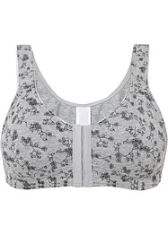 Reggiseno senza ferretto con chiusura anteriore e cotone biologico (pacco da 2), bonprix