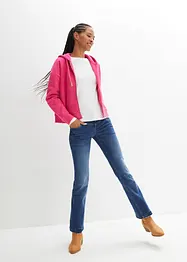 Jeans elasticizzati bootcut, vita media, bonprix