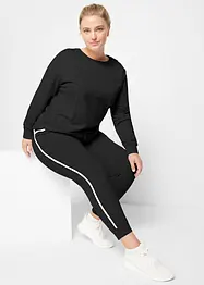 Tuta sportiva in puro cotone (set 2 pezzi), bonprix