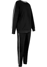 Tuta sportiva in puro cotone (set 2 pezzi), bonprix