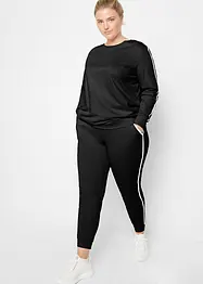 Tuta sportiva in puro cotone (set 2 pezzi), bonprix