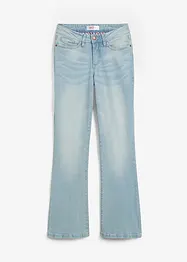 Jeans elasticizzati bootcut, mid waist, bonprix