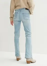 Jeans elasticizzati bootcut, mid waist, bonprix