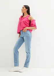 Jeans elasticizzati straight, vita media, bonprix