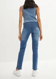 Jeans elasticizzati straight, a vita media, bonprix