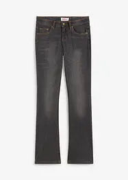 Jeans elasticizzati bootcut, vita media, bonprix