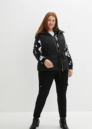 Felpa con zip e cotone, bonprix