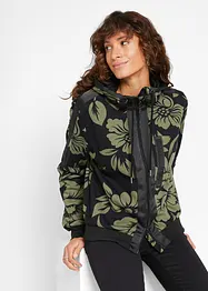 Felpa con zip e cotone, bonprix