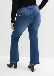 Jeans elasticizzati bootcut, vita media, bonprix