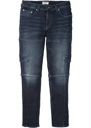 Jeans elasticizzati cargo slim fit, straight, bonprix