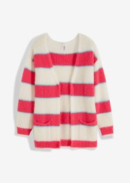 Cardigan oversize a righe, RAINBOW