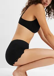 Boxer aderenti da donna in cotone leggero con pizzo (pacco da 3), bonprix