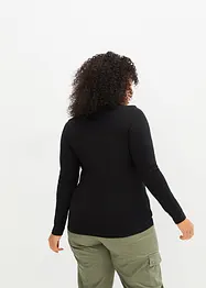 Maglia a maniche lunghe in puro cotone biologico, bonprix