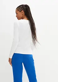 Maglia a maniche lunghe in puro cotone biologico, bonprix