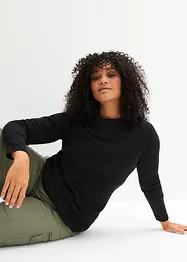 Maglia a maniche lunghe in puro cotone biologico, bonprix